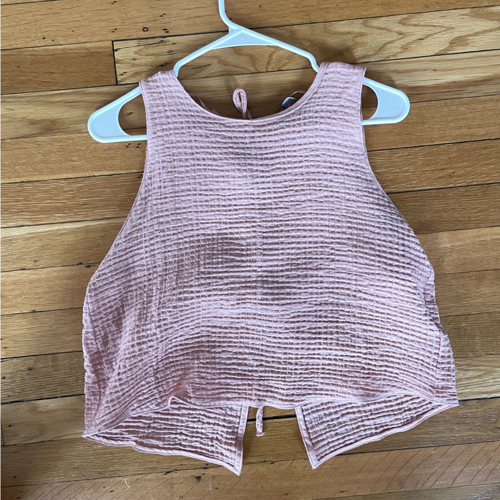 Zara tie back tank NWT